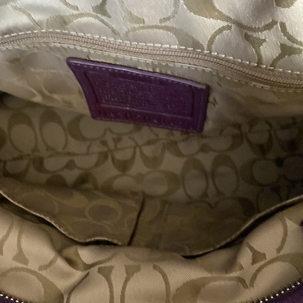 Excellent Vintage Coach Suede bag - Picture 5 of 15